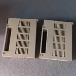 Omron C200HW-PA204 power supply -- rear view showing the backplane connector that mates with the C200HW-BI@@@ backplane, same width as a C200H I/O unit.