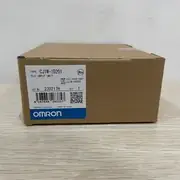 Omron CJ1W-ID201 CJ-series 8-point DC input unit in shipping carton with the type label visible