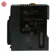 Omron CJ2M-CPU33 PLC CPU module — top view showing the 5-pin connector that mates with the CJ1W-PA202 / CJ1W-PD025 power supply unit, with the model label CJ2M-CPU33 printed on the top of the unit