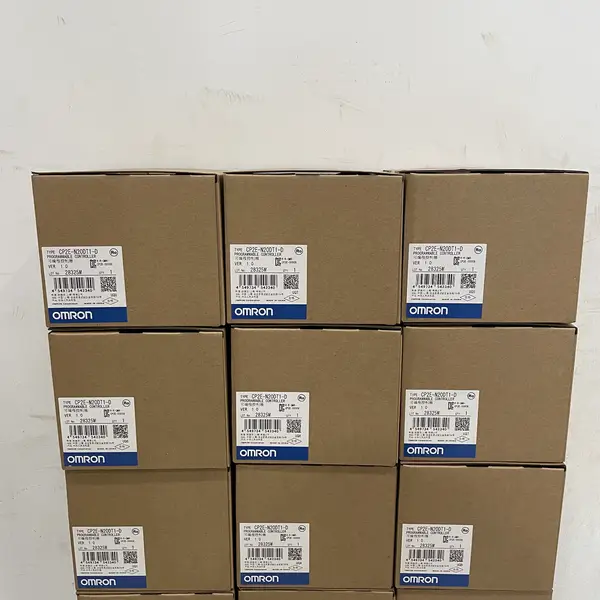 Omron CP2E-N20DT1-D Compact PLC 20 I/O Transistor Output Dual Ethernet — front view