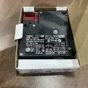 D4NL-1AFG-B shipping box with the type label, lot number, and certification marks
