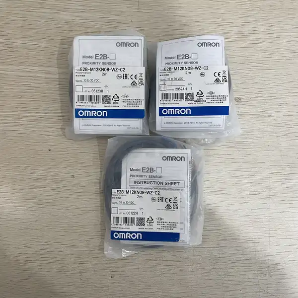 Omron E2B-M12KN08-WZ-C2 Inductive Proximity Sensor M12 8mm NPN — front view