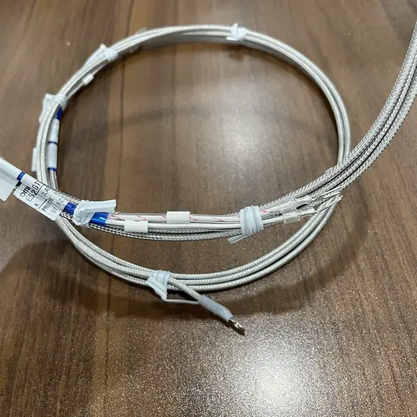 Omron E52-CA1GTY 2M K-Type Thermocouple Probe Industrial Temperature Sensor — front view