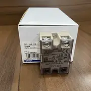 G3NB-210B-1 box label showing the model code, 10 A rating, AC 24-220 V load, and the DC 5-24 V control input marking