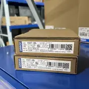Omron H3DT-HBL 24-48 VAC/VDC timer — side view showing the 35 mm DIN-rail mounting clip and the slim 22.5 mm wide form factor with screw-terminal wiring