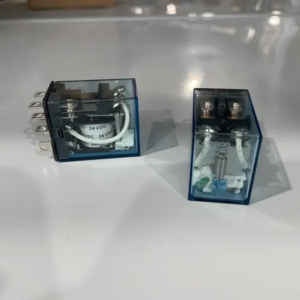 Omron LY2N-J DC24 General Purpose Relay DPDT with Indicator — front view