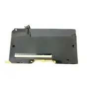 Omron NX-AD3603 analog input module — rear view showing the gold-finger NX bus connector edge card for sliding onto the NX rack