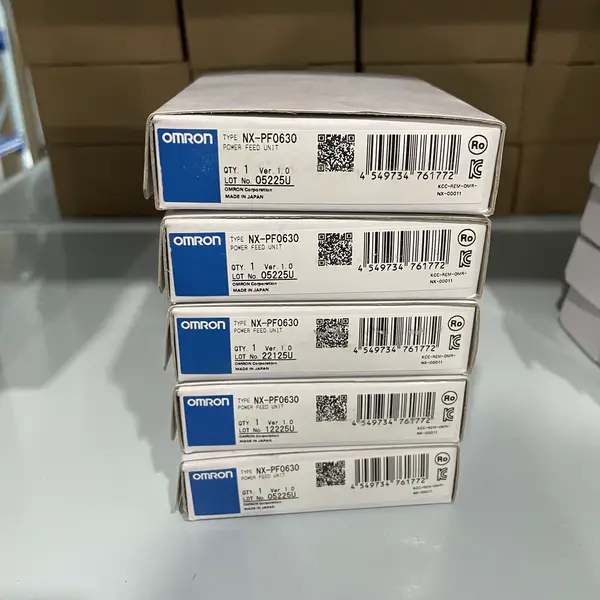 Omron NX-PF0630 PLC I/O Power Supply Module 24VDC 4A — front view