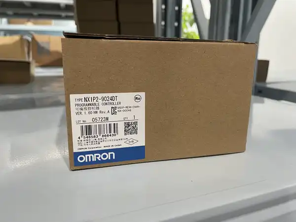 Omron NX1P2-9024DT NX Series Compact PLC Controller — front view