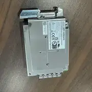 Omron S8FS-G03024CD — solid label panel with approvals and DIN-rail clip visible