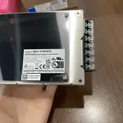 Omron S8FS-G15024CD — label panel showing 24 VDC 6.5 A rating beside seven screw terminals
