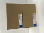 Omron S8VK-G24024 240 W DIN-rail power supply — front view showing the 60 × 124 mm body with the ventilation slots on top and sides, the spring-clamp input and output terminal covers, and the green DC OK LED lit