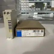 Omron S8VS-01505 — vented housing beside a carton with the model label visible