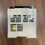Omron S8VS-06024A 24 VDC PSU — top view showing the model-number label with 'S8VS-06024A' designation and the V.ADJ output voltage adjustment trimmer