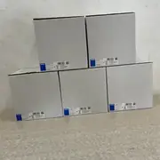 Omron S8VS-24024A — five cartons stacked with identification labels facing forward