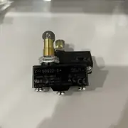 Omron Z-15GQ22-B basic switch — rear view showing the 3 × M3 screw terminals (COM, NO, NC) for field wiring, the wire-clamp mechanism visible, and the panel-mount gasket
