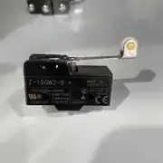 Omron Z-15GW2-B — side label view of the black Z-15 basic switch showing the Z-15GW2-B type label, the rating 15A 125, 250 or 480VAC / 1/8HP 125VAC / 1/4HP 250VAC / 1/2A 125VDC / 1/4A 250VDC, the UL / CSA / EN 61058-1 / CE / CCC marks, and the MADE IN INDONESIA text